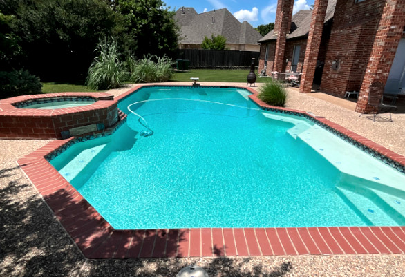 Morton Pool Solutions in McKinney, TX - Before Picture