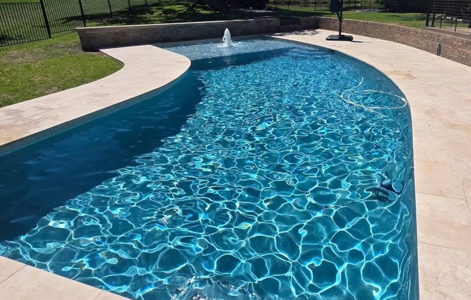 Unique Shape Pool Renovation